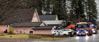 Rökutveckling från villa i Boden