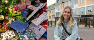 Sarah, 32, samlar in julklappar till barn i Vimmerby