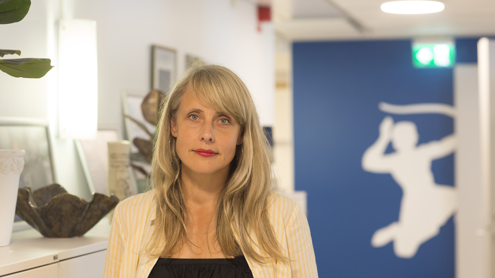 Katrineholms-Kurirens chefredaktör Ida Lithell. 
