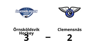 Clemensnäs föll i toppmötet mot Örnsköldsvik Hockey