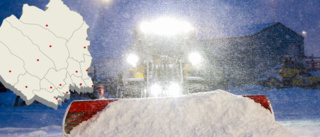 Dubbla snölass på ingång – här är snödjupet störst i Norrbotten