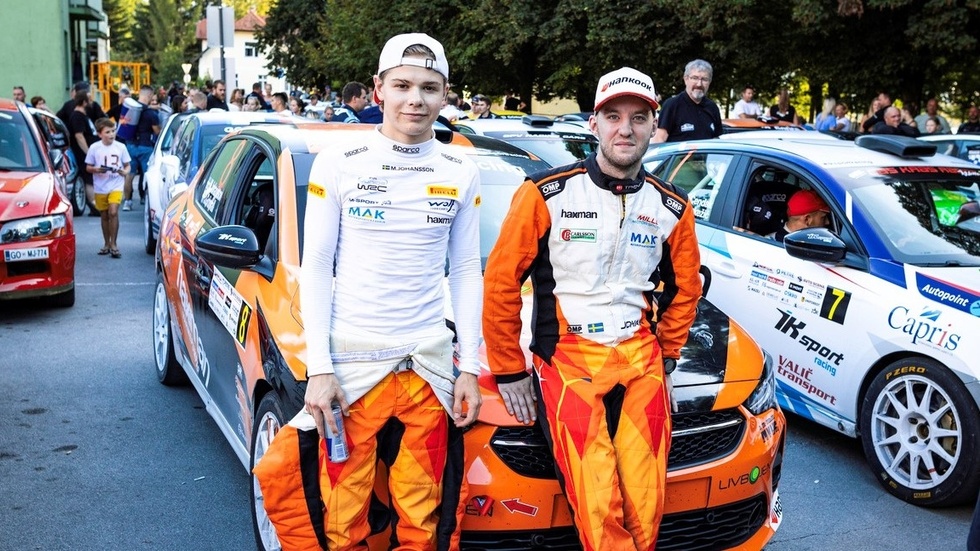 KMK-föraren Mille Johansson och kartläsaren Johan Grönvall har säkrat EM-vinsten och ska få ta emot sina priser under det avslutande galafirandet i anslutning till Rally Silesia i Polen.