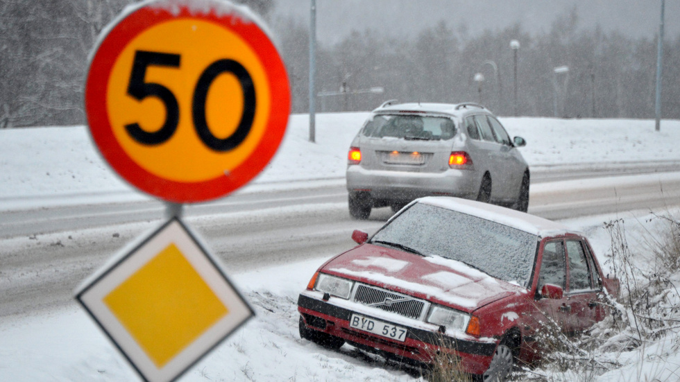 Volvo Cars aktiekurs hamnade i diket. Arkivbild