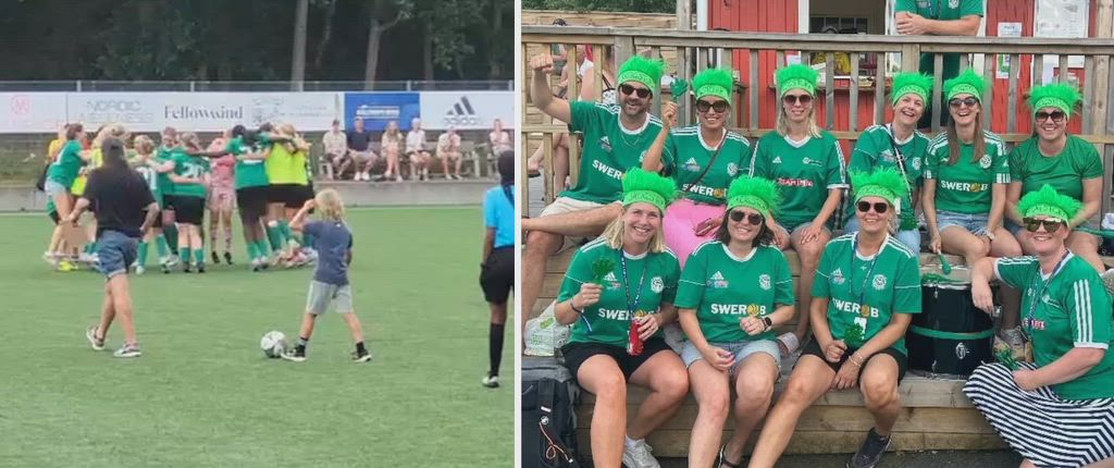 Här jublar Skogstorpsspelarna