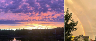 Meteorologen förklarar: Därför var Skelleftehimlen alldeles orange • ”Ganska häftigt”