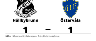 Hällbybrunn och Östervåla kryssade efter svängig match