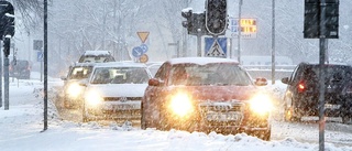 Många olyckor i snöns spår