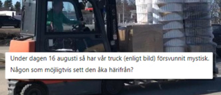 Märkliga stölden – gaffeltruck försvann från Stora Coop: ”En hade sett den komma körandes på vägen”