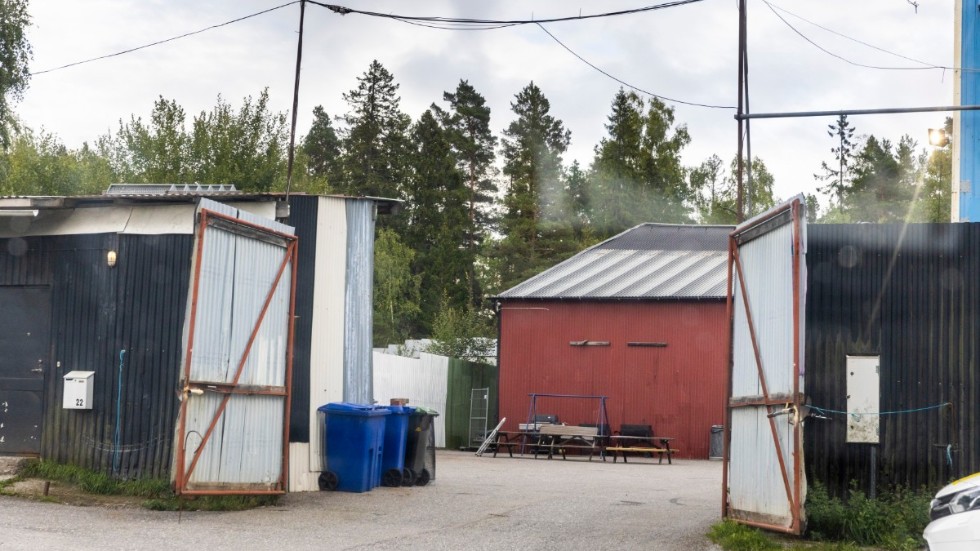 Här i Skogås hålls Hells Angels fest i helgen.