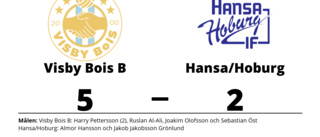 Hansa/Hoburg kunde inte stoppa formstarka Visby Bois B