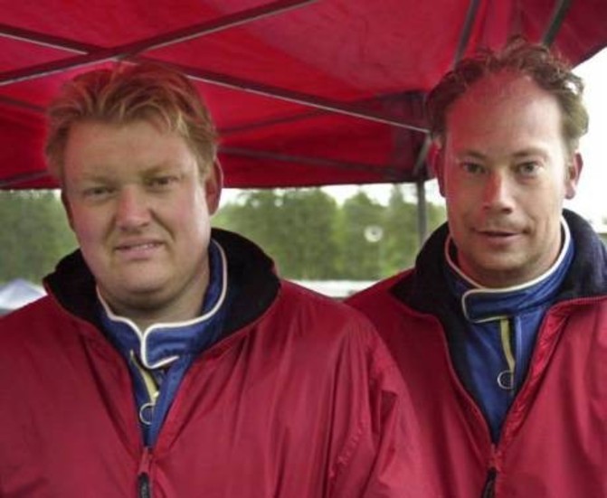 Mikael Stark och Mikael Pettersson blev vinnare av både RS-serien och Duntiscupen.Foto: Ilkka Ranta
