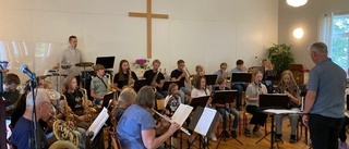 Ungdomsorkester hade konsert på Lillstrand