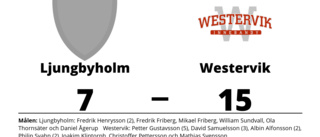 Storseger för Westervik borta mot Ljungbyholm