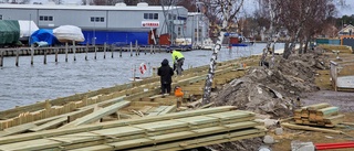 Fiskebryggan vid kajen uppdateras inför sommaren 