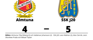 Förlust i förlängningen för Almtuna mot SSK J20