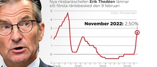 Dags för Thedéen att dra i räntebromsen?