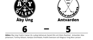 Åby Ung vann mot Antvarden - trots underläge