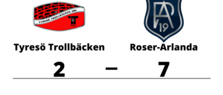 Storseger för Roser-Arlanda borta mot Tyresö Trollbäcken