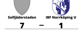 Storseger för Solfjäderstaden hemma mot IBF Norrköping U