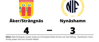 Tuff match slutade med seger för Åker/Strängnäs mot Nynäshamn