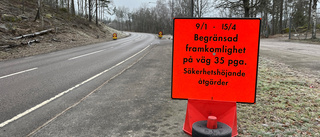 Nytt vägarbete längs 35:an har inletts: "Kommer säkert ta 1–1,5 månader"