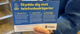 Polisen om bedrägeriförsöket – "Är ett bra ärende"