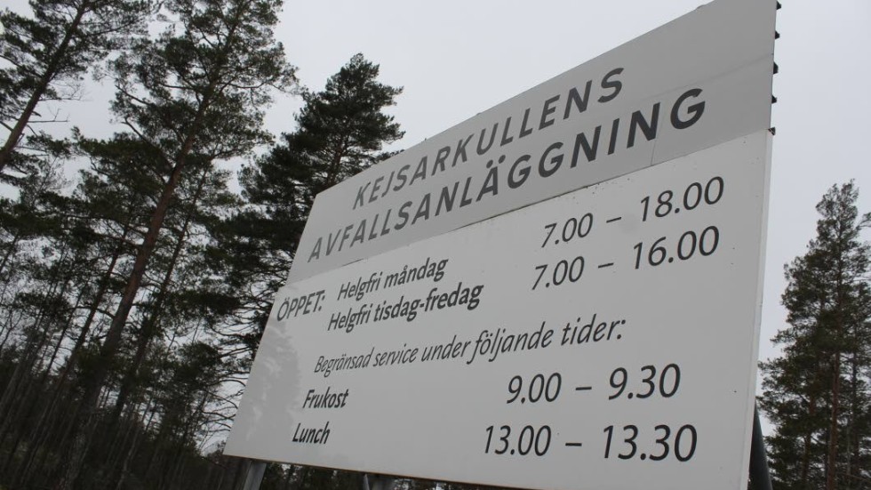 Deponin som ska sluttäckas på Kejsarkullen är 73 500 kvadratmeter stor.