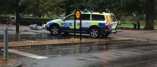 Misstänkt garagetjuv greps i centrum