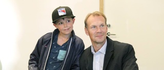 Hockeylegendaren besökte Västervik