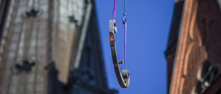 Därför stoppades kranjobbet vid Domkyrkan 