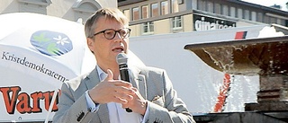 Göran Hägglund talade på Stora Torget