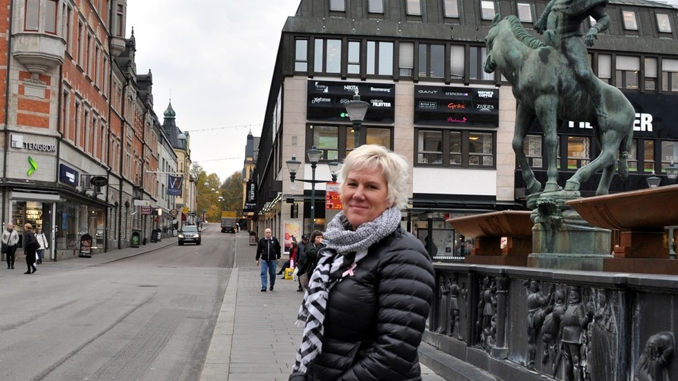 Kristina Edlund menar att kommunens service till företagen måste bli bättre. Foto: Tommy Pettersson