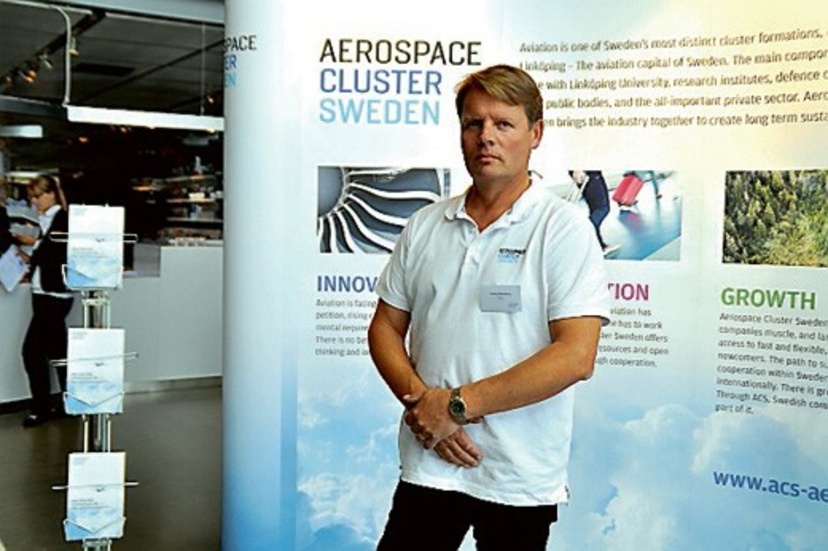 Urban Wahlberg på Aerospace cluster Sweden vill lyfta Linköping som flyghuvudstad.