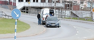 Brunnslock orsakade punktering