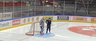 LHC:s matchvärmning igång i Saab arena: "Fokuserat"