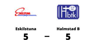 Oavgjort mellan Eskilstuna och Halmstad B