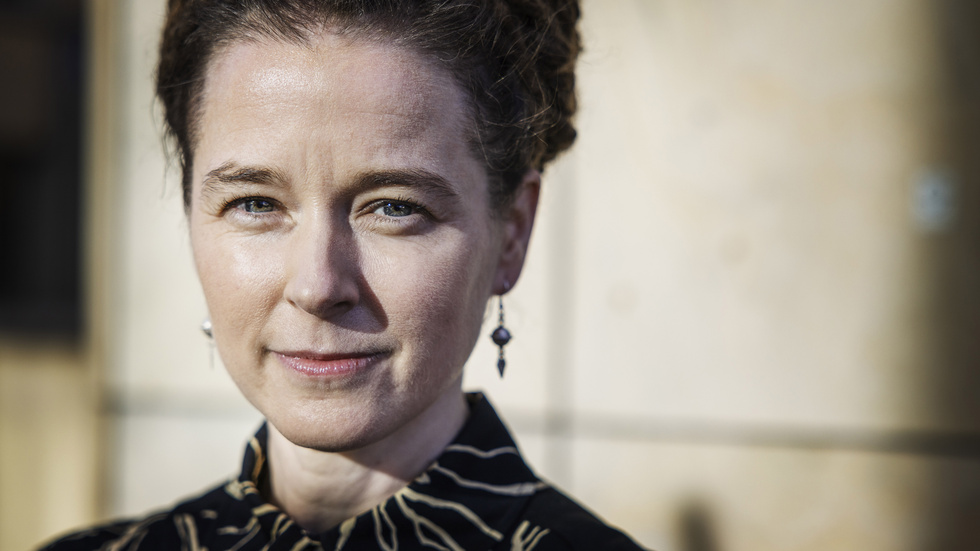 Miljöpartiets nya språkrör Amanda Lind. 
