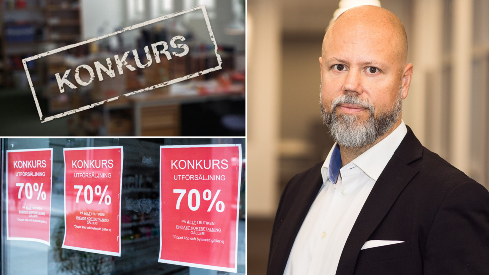 Henrik Jacobsson är vd för Creditsafe. "Flera branscher uppvisar riktigt mörka siffror", säger han. 