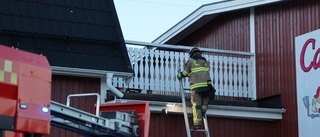 Brand på balkong              