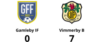 Storseger för Vimmerby B borta mot Gamleby IF