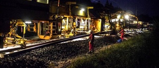 Tungt besked för tågtrafiken när spårbytet skjuts upp