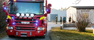 Brand i elskåp gav strömavbrott