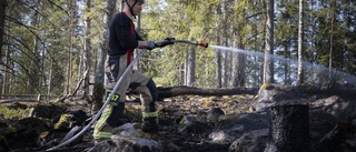 Ont om vatten i kranarna efter brandbekämpningen