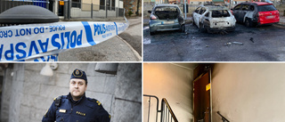 Brand i bilar, beväpnade män, bränder i byggnader – Nävertorp utsatt för mycket på kort tid