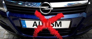 Hon ville ha "AUTISM" på sin nummerplåt