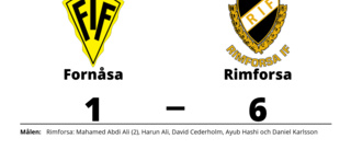 Segerraden förlängd för Rimforsa - besegrade Fornåsa