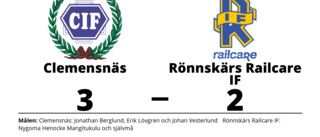 Rönnskärs Railcare IF fick se den obesegrade sviten ta slut