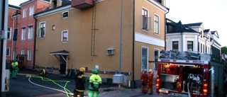 Fick evakueras efter brand i källarutrymmet