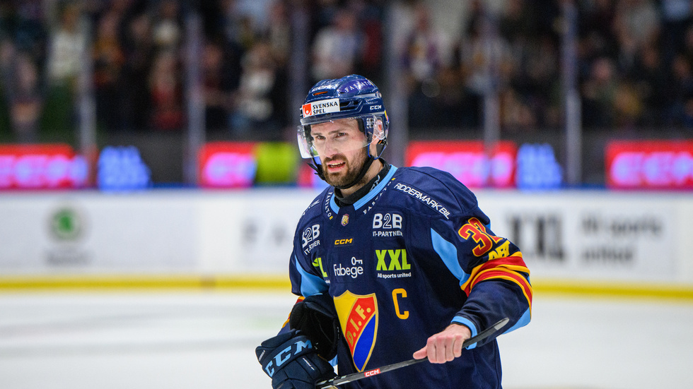Lagkaptenen Marcus Krüger och hans Djurgården fick segersviten bruten. Arkivbild.