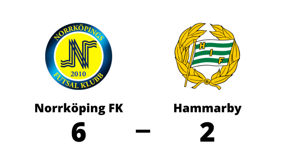 Norrköping Futsal Klubb vann mot Hammarby IF